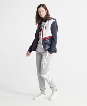 Superdry Storm Urban Premium Hybrid Női Kabát Fehér | MTNKE8910